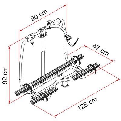 Fiamma Caravan Active A Frame 2 3 Carry Bike Bicycle Cycle Rack Carrier