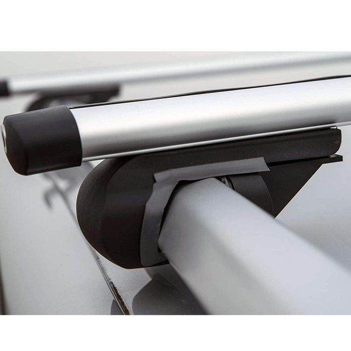 Summit Value Aluminium Roof Bars fits Ssangyong Actyon  2005-2016  Double Cab 5-dr with Railing images
