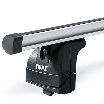 Thule ProBar Evo Roof Bars Aluminum fits Peugeot 208 2020- 5 doors with Normal Roof image 2