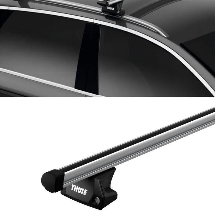 Thule ProBar Evo Roof Bars Aluminum fits Volvo V40 Cross Country Hatchback 2013-2019 5-dr with Raised Rails and flush rail foot image 7