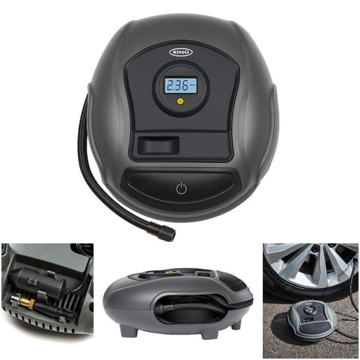 Ring RTC300 12v Plug Digital Gauge Car Tyre Air Compressor Inflator Pump UK Camping And Leisure