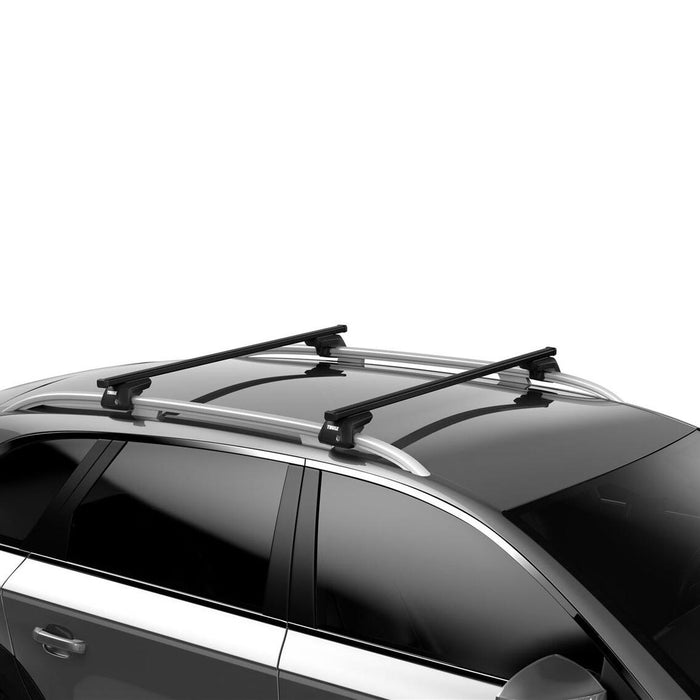 Thule SmartRack XT Roof Bars Black fits Volvo XC70 Estate 2003-2006 5-dr with Raised Rails image 3