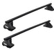 Thule SquareBar Evo Roof Bars Black fits Volkswagen Caravelle (T6/T6.1) 2015- 4 doors with T-Profile image 1