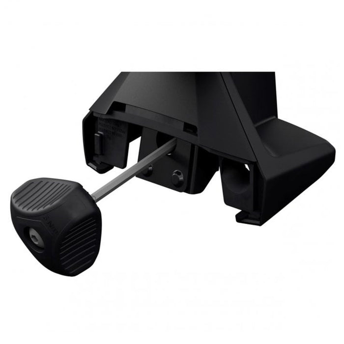 Thule SquareBar Evo Roof Bars Black fits GMC Sierra 2500 HD 2020- 4 doors with Normal Roof image 7
