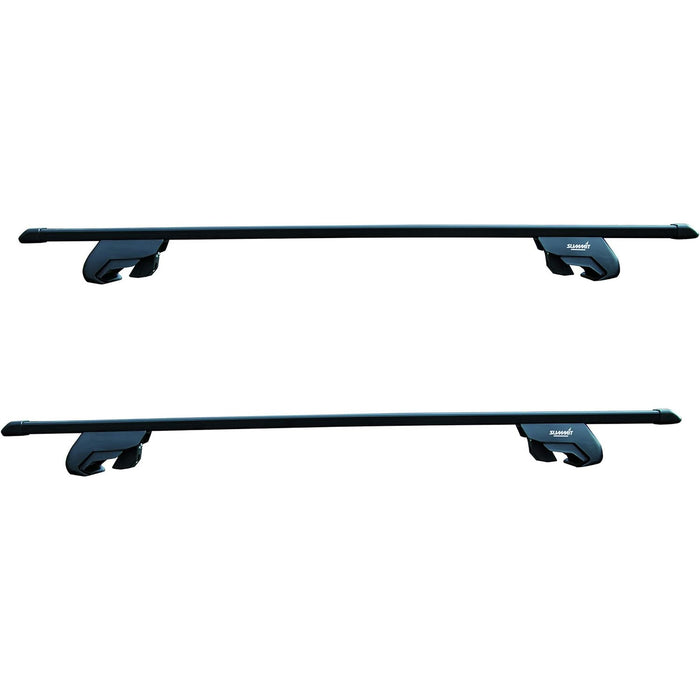 Summit Premium Steel Roof Bars fits Volkswagen Caddy  2015-2020  Van 4-dr with Railing image 3