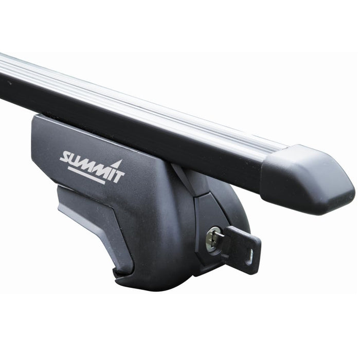 Summit Premium Steel Roof Bars fits Mitsubishi Pajero Pinin  1999-2007  Suv 5-dr with Railing image 8