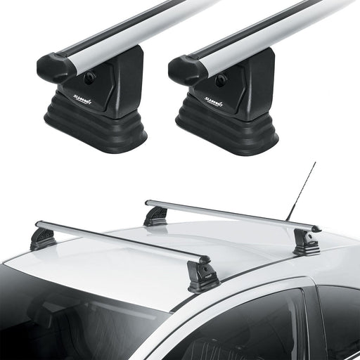 Summit Premium Aluminium Roof Bars fits Peugeot 208  2012-2019  Hatchback 5-dr with Fix Point image 1