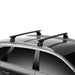 Thule WingBar Evo Roof Bars Black fits BMW X6 SUV 2015-2019 5-dr with Flush Rails image 2