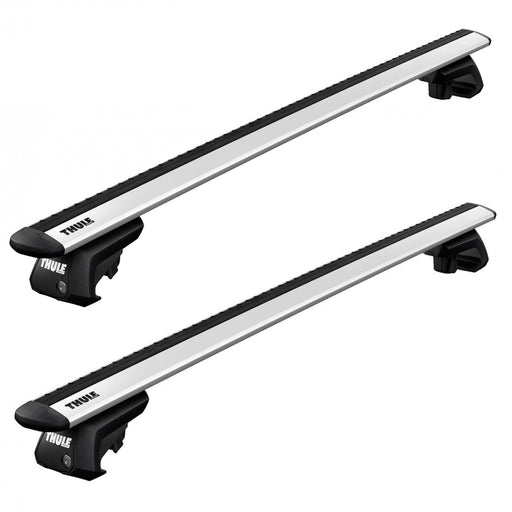 Thule WingBar Evo Roof Bars Aluminum fits Mercedes-Benz Vito Bus 2004-2014 5-dr with Raised Rails image 1