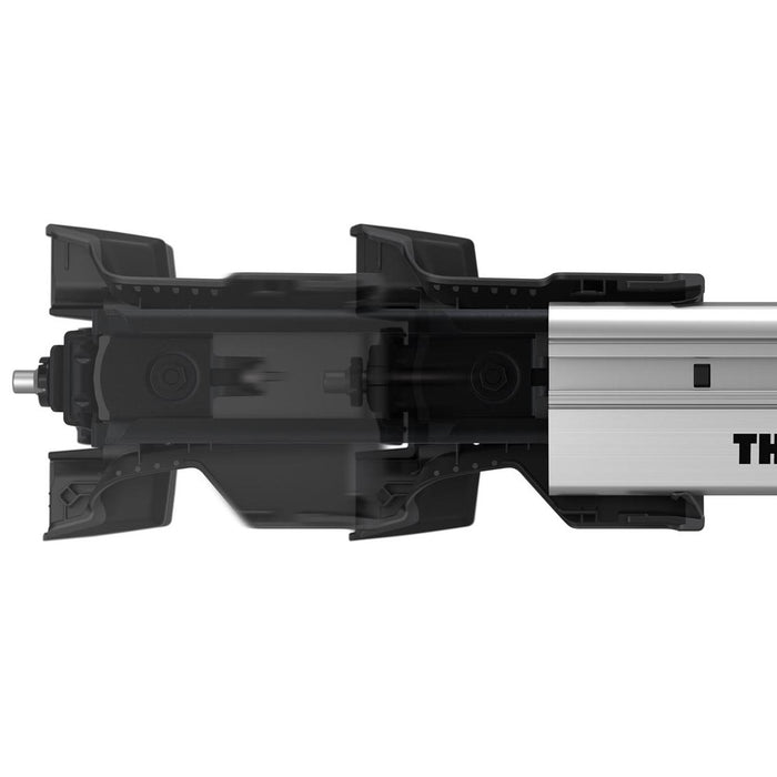 Thule WingBar Edge Roof Bars Aluminum fits Suzuki Hustler MPV 2014-2019 5-dr with Flush Rails image 3