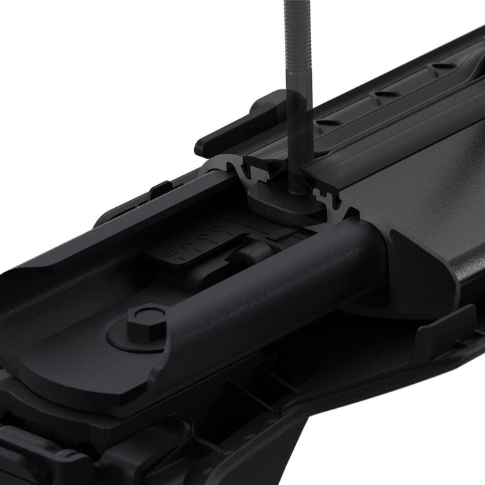 Thule WingBar Edge Roof Bars Black fits Mini Cooper 2014- 5 doors with Flush Rails image 4