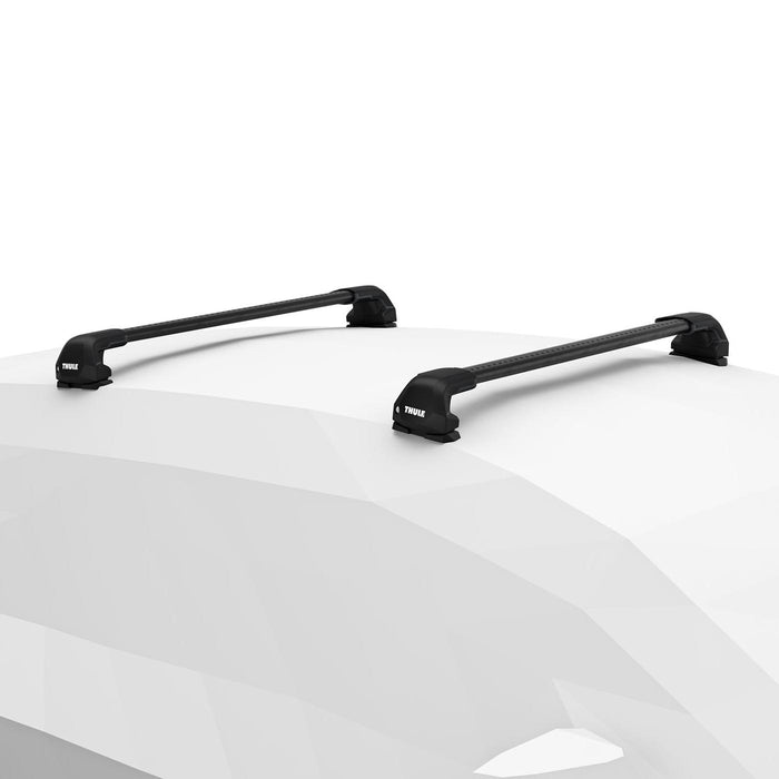 Thule WingBar Edge Roof Bars Black fits Subaru Solterra 2022- 5 doors with flush rails and fixpoint foot image 7