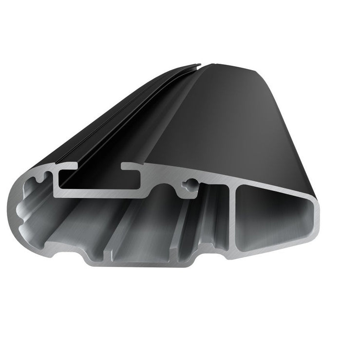 Thule WingBar Edge Roof Bars Black fits Kia Carens MPV 2013-2021 5-dr with Flush Rails image 9