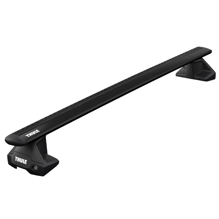 Thule WingBar Evo Roof Bars Black fits Subaru Outback 2020- 5 doors with factory installed crossbar and flush rail foot image 6