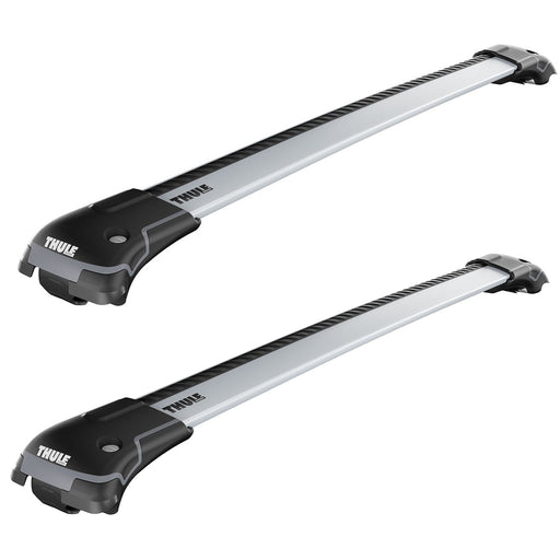 Thule WingBar Edge Roof Bars Aluminum fits Skoda Roomster MPV 2006-2015 5-dr with Raised Rails image 1