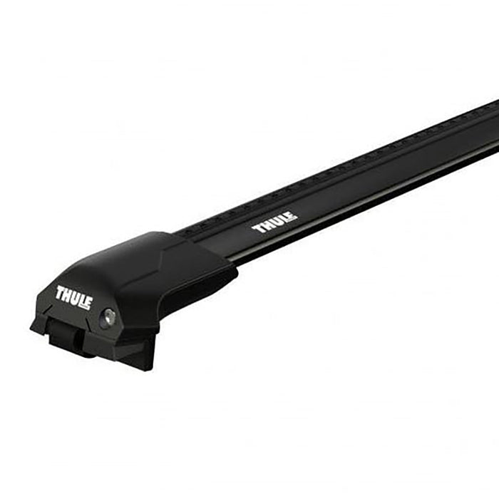 Thule WingBar Edge Roof Bars Black fits Chevrolet Zafira MPV 2001-2012 5-dr with Raised Rails image 7