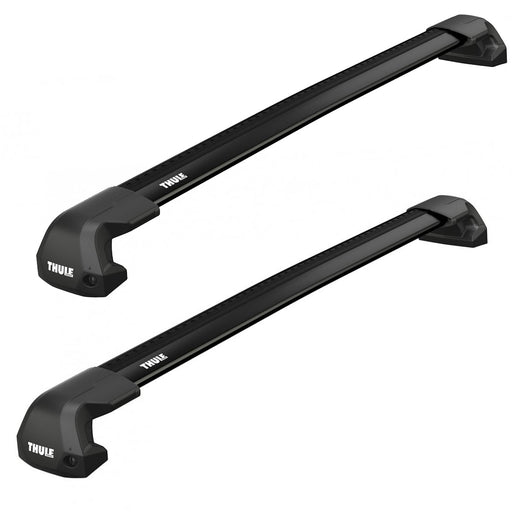 Thule WingBar Edge Roof Bars Black fits Volvo S90 2016- 4 doors with Normal Roof image 1