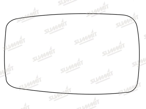 Summit Stick-On Anti Dazzle Mirror Glass fits Audi 80 on LHS Summit - Bars 4 Cars