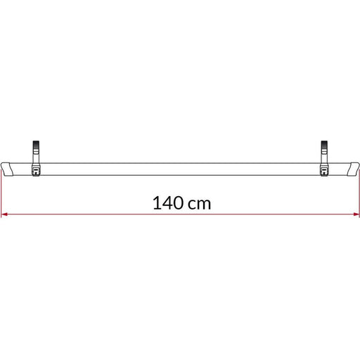 Fiamma Rail Quick 140 Red L80 Only: Quick bike rail in red for L80 only Fiamma - Bars 4 Cars