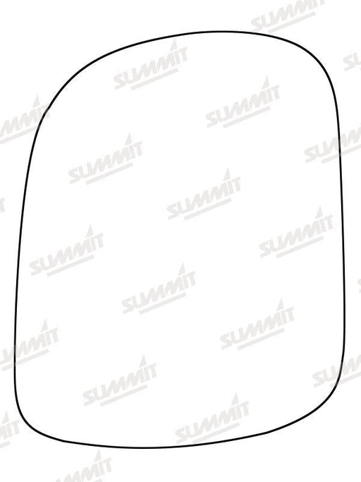 Summit Stick-On Standard Mirror Glass fits Lexus RX 03 to 09 RHS Summit - Bars 4 Cars