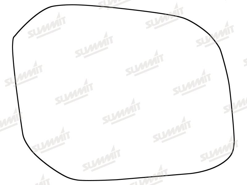 Summit Stick-On Standard Mirror Glass fits Volkswagen Caddy (MPV Only) 16 on RHS Summit - Bars 4 Cars