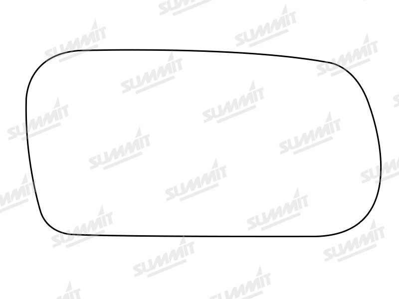 Summit Stick-On Standard Mirror Glass fits Honda Prelude RHS Summit - Bars 4 Cars