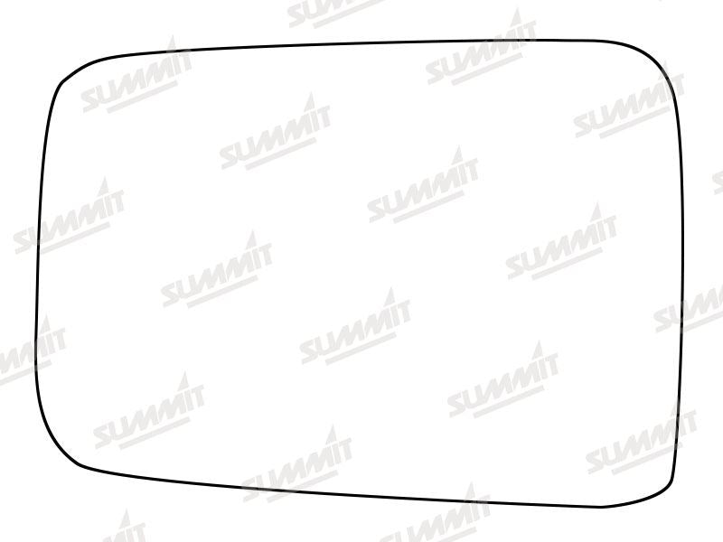 Summit Stick-On Standard Mirror Glass fits Ford Granada RHS Summit - Bars 4 Cars