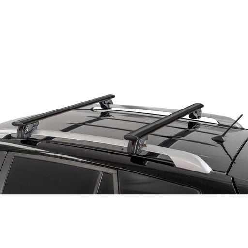 Menabo Jackson Black Raised Rail Roof Bars 1200mm (90kg Max.) Menabo - Bars 4 Cars