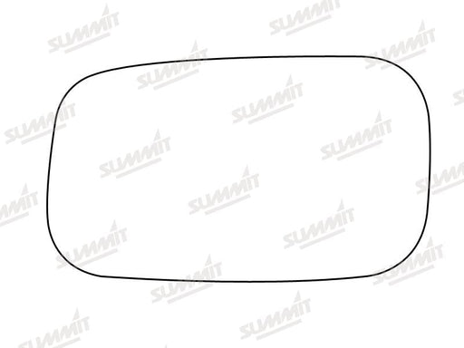 Summit Stick-On Standard Mirror Glass fits Saab 9 - 3- 9 - 5 up to 03 LHS Summit - Bars 4 Cars