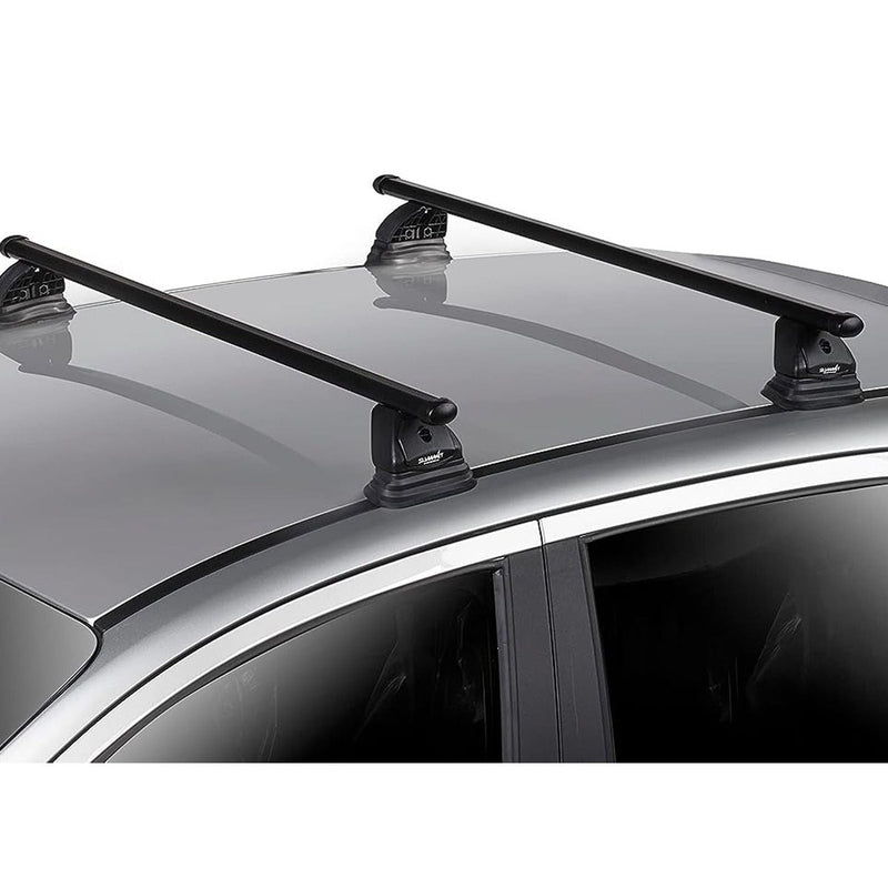 Summit SUP-107 Premium Steel Multi-Fit Roof Bars, Lockable, Set of 2 - Summit Shop
