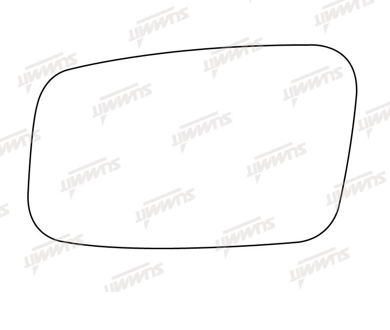 Summit Stick-On Standard Mirror Glass fits Volvo 850, S40 V40 LHS Summit - Bars 4 Cars