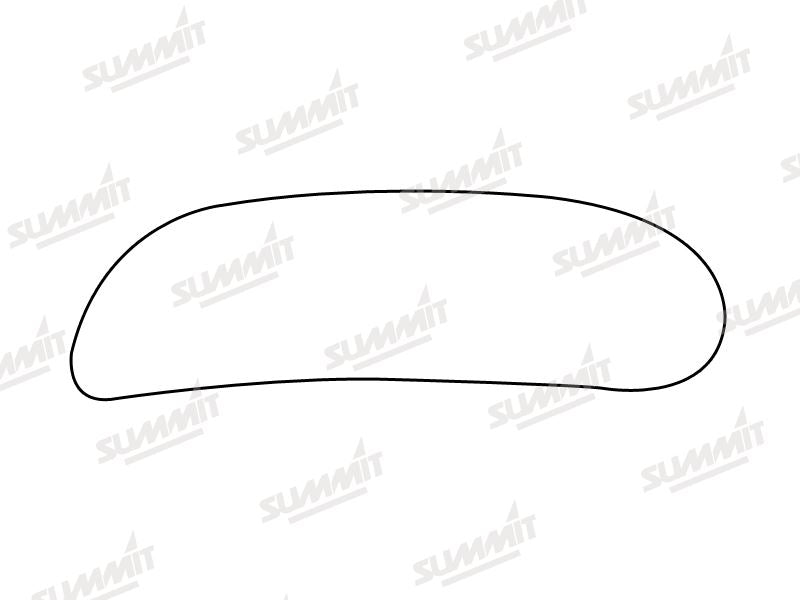 Summit Stick-On Commercial Lower Blind-Spot Mirror Glass fits Ford Transit LHS Summit - Bars 4 Cars