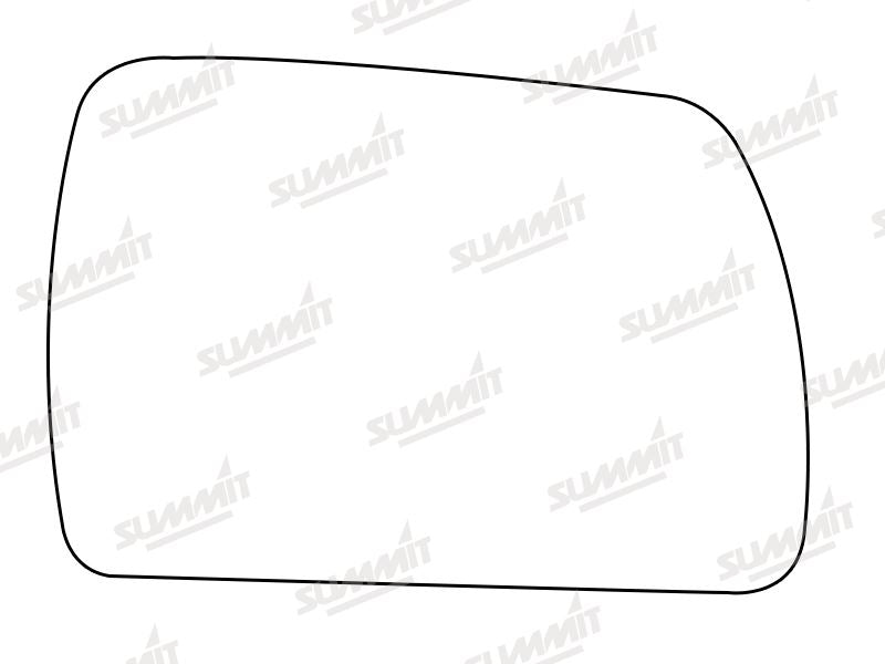 Summit Stick-On Aspheric Mirror Glass fits BMW X3 03 to 10 RHS Summit - Bars 4 Cars
