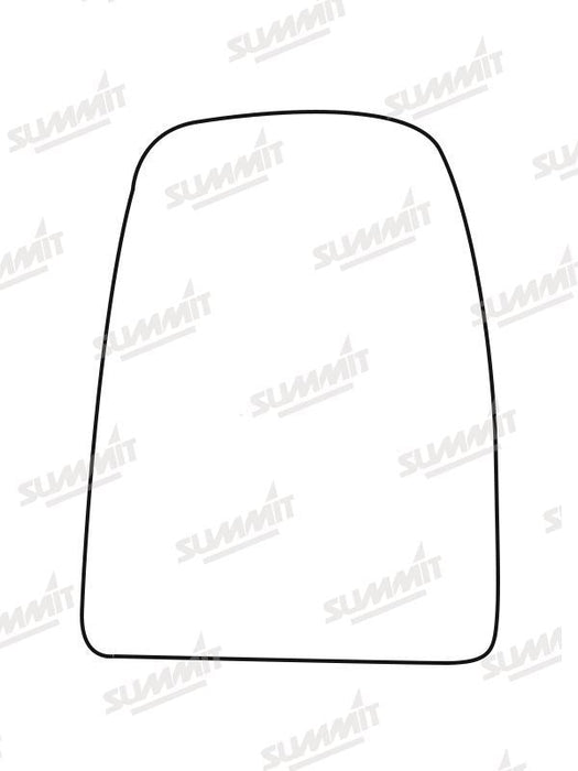 Summit Heated Base Plate With Commercial Mirror Glass fits Iveco Daily 14 on LHS Summit - Bars 4 Cars