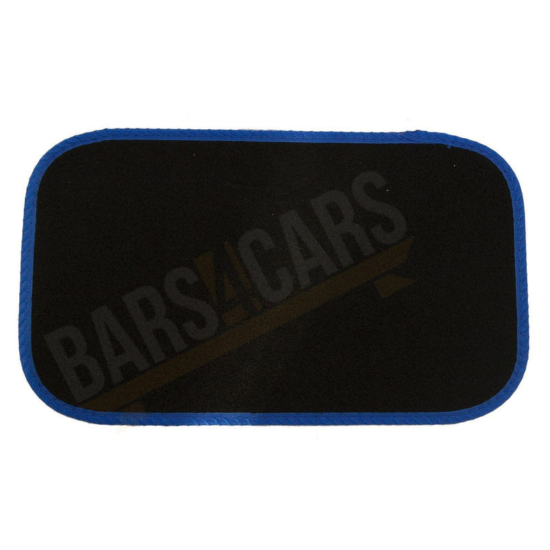 Sakura VR Blue Embroidered Edging Car Mat Set (Front & Rear) Universal Sakura - Bars 4 Cars