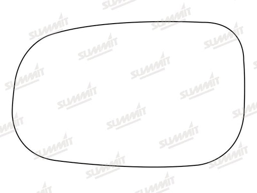 Summit Stick-On Standard Mirror Glass fits Volvo S40, S60, S80 C30 LHS Summit - Bars 4 Cars