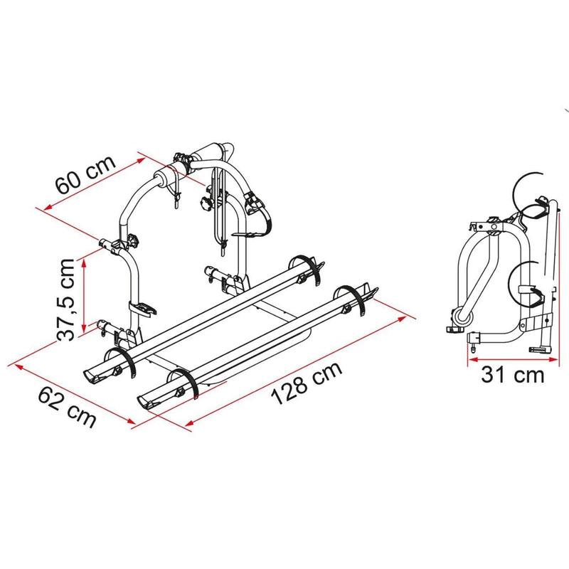 Fiamma Carry-Bike Trigano Ci-Roller Team 02093A57A Fiamma - Bars 4 Cars