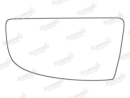 Summit Stick-On Commercial Lower Blind-Spot Mirror Glass fits Ford Transit LHS Summit - Bars 4 Cars