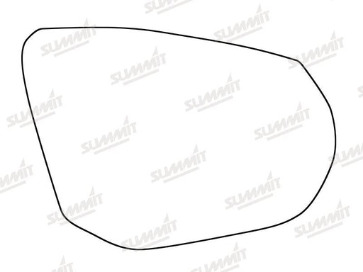 Summit Stick-On Standard Mirror Glass fits Audi Q2 16 on RHS Summit - Bars 4 Cars