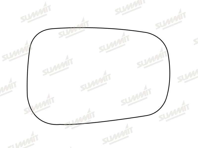 Summit Heated Base Plate With Standard Mirror Glass fits Ford Fiesta, Fusion 02 on LHS Summit - Bars 4 Cars