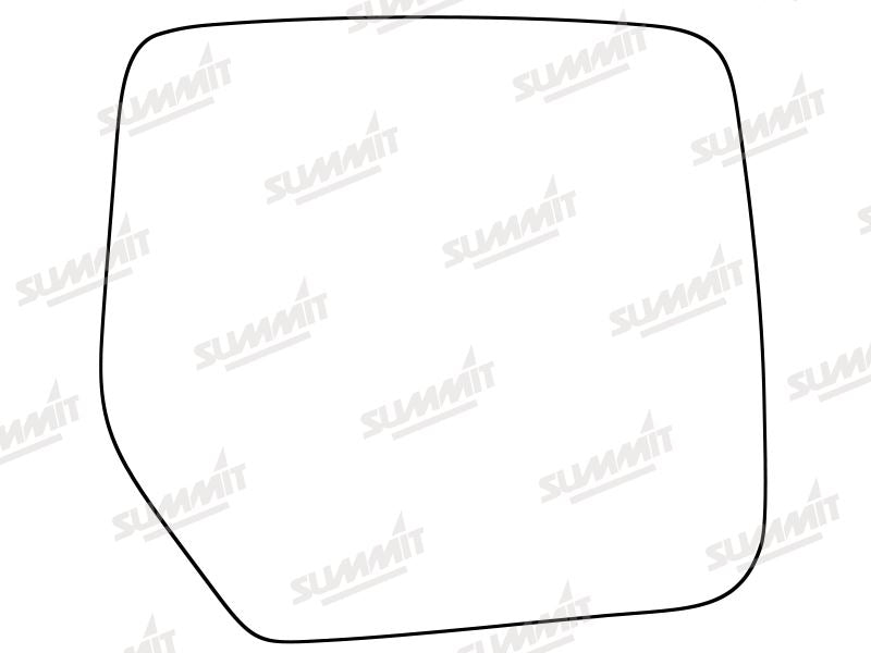 Summit Stick-On Standard Mirror Glass fits Jeep Patriot 08 to 17 RHS Summit - Bars 4 Cars