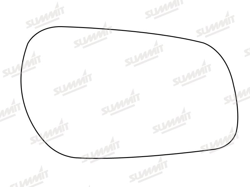Summit Stick-On Standard Mirror Glass fits Citroen Xsara 97 on RHS Summit - Bars 4 Cars