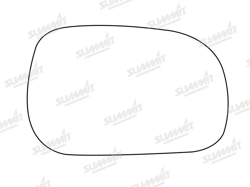 Summit Stick-On Standard Mirror Glass fits Renault Safrane RHS Summit - Bars 4 Cars