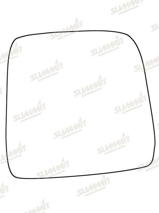 Summit Stick-On Standard Mirror Glass fits Suzuki Jimny 98 to 07 RHS Summit - Bars 4 Cars