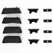 Summit SUP-079 Premium Multi Fit Roof Bars, Black Steel, Set of 2 Summit - Bars 4 Cars