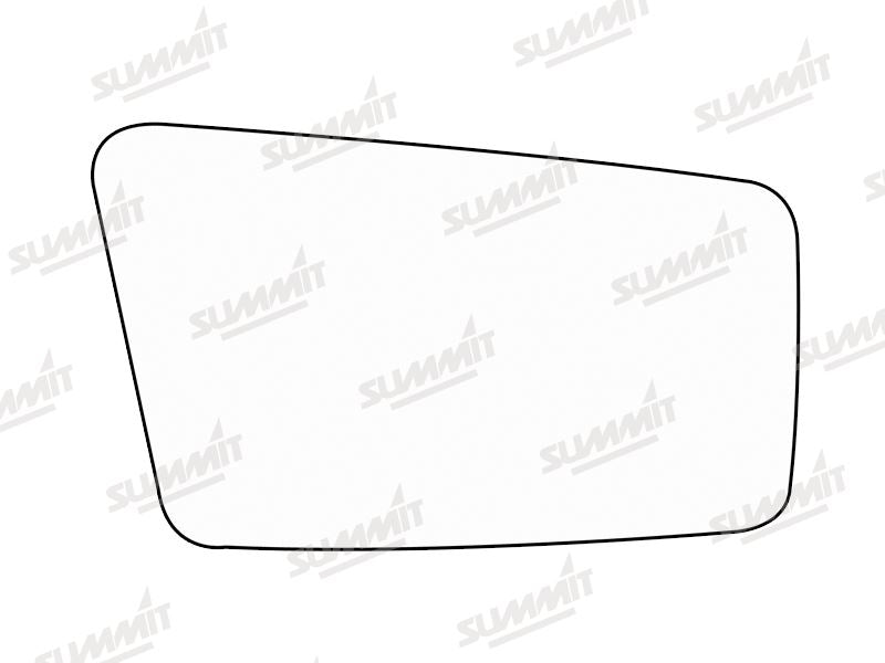 Summit Stick-On Standard Mirror Glass fits Maestro, Montego Honda Ballad RHS Summit - Bars 4 Cars