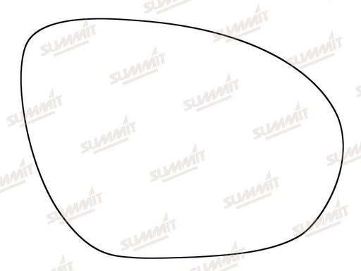 Summit Stick-On Standard Mirror Glass fits Nissan Juke 10 on RHS Summit - Bars 4 Cars