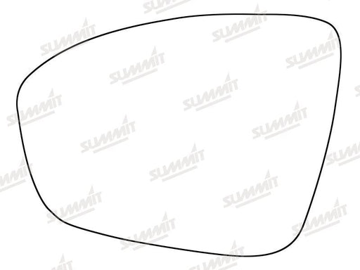 Summit Heated Base Plate With Standard Mirror Glass fits Renault Megane 2015 on LHS Summit - Bars 4 Cars