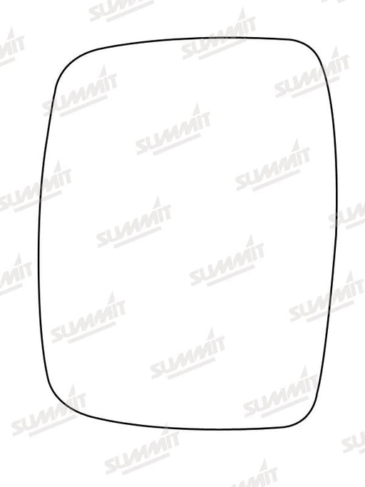 Summit Stick-On Commercial Mirror Glass fits Mercedes Vito Van Summit - Bars 4 Cars