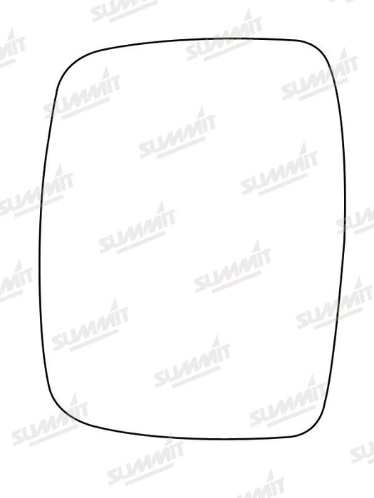 Summit Stick-On Commercial Mirror Glass fits Mercedes Vito Van Summit - Bars 4 Cars